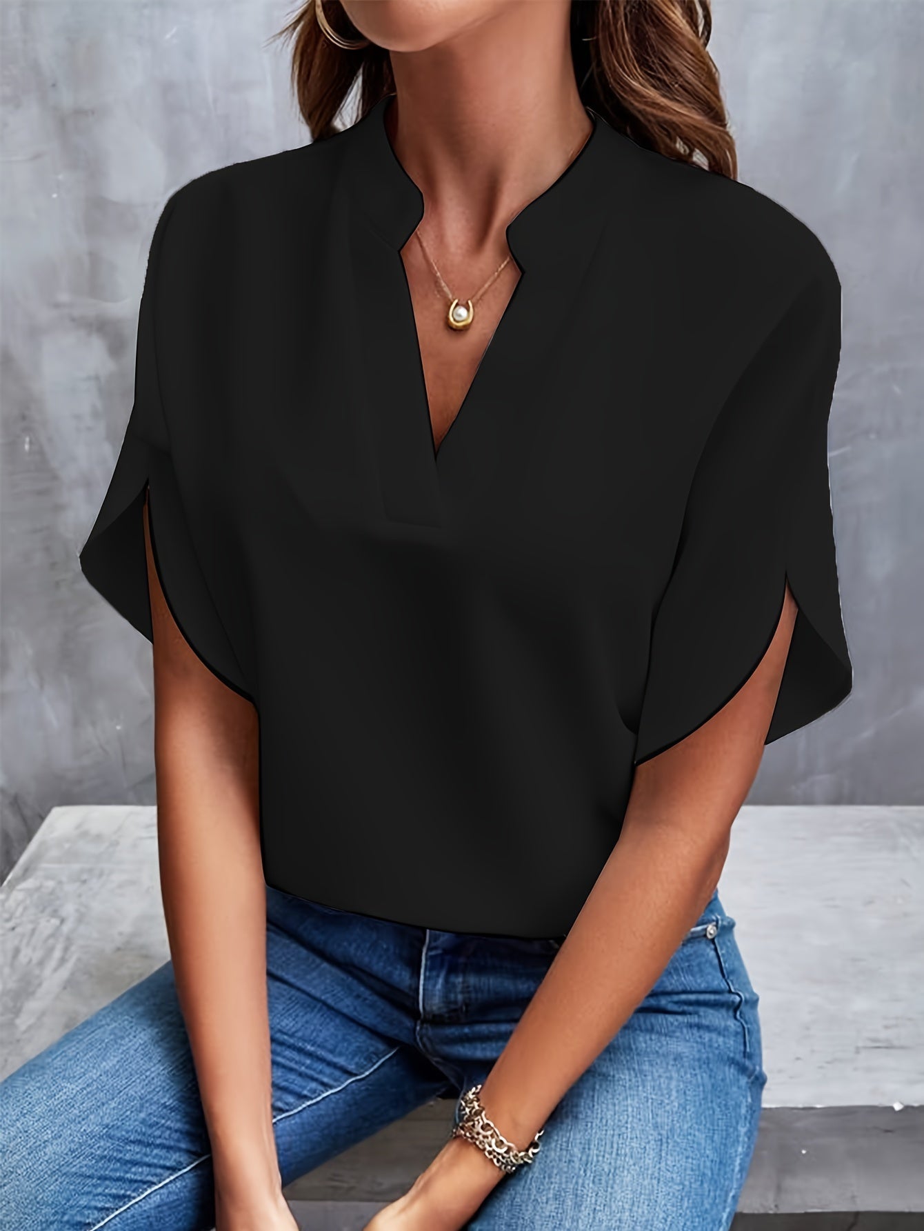 Mina | Blouse Élégante et Luxueuse