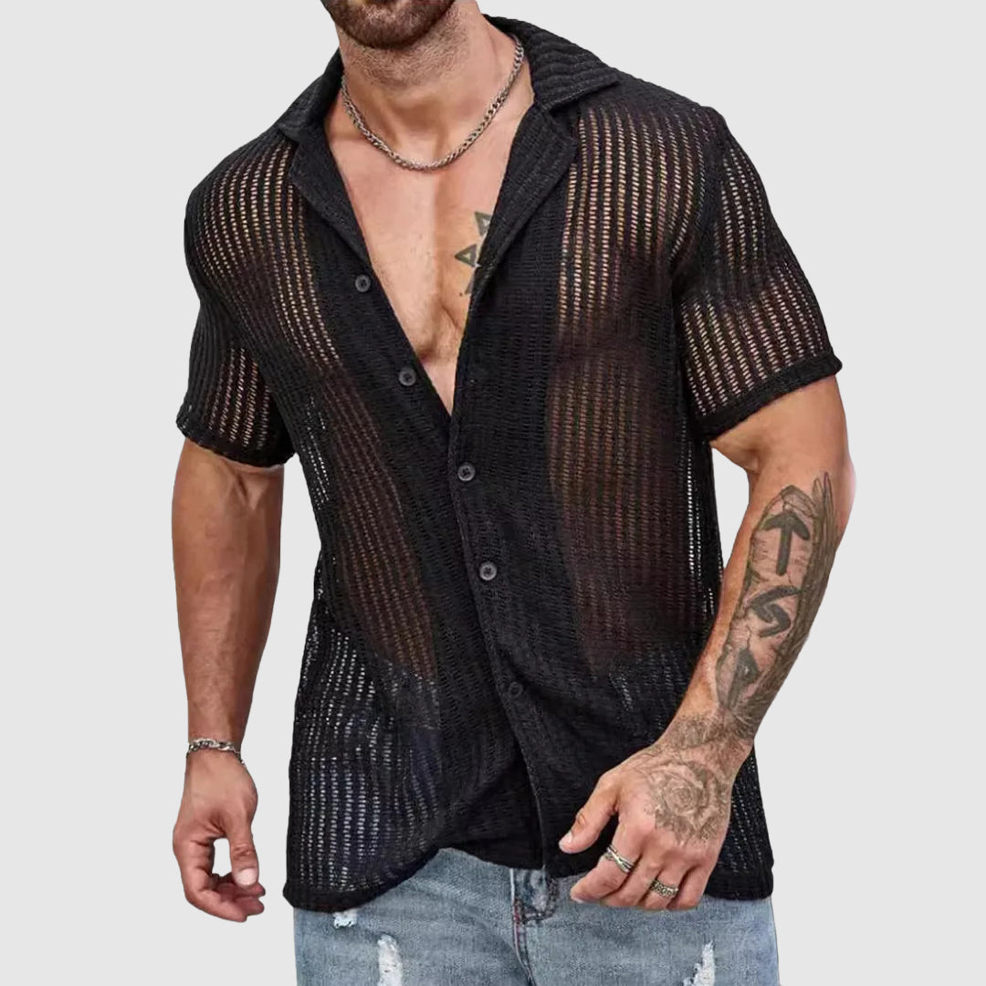 Lorenzo Vitali Hollow Knit Shirt