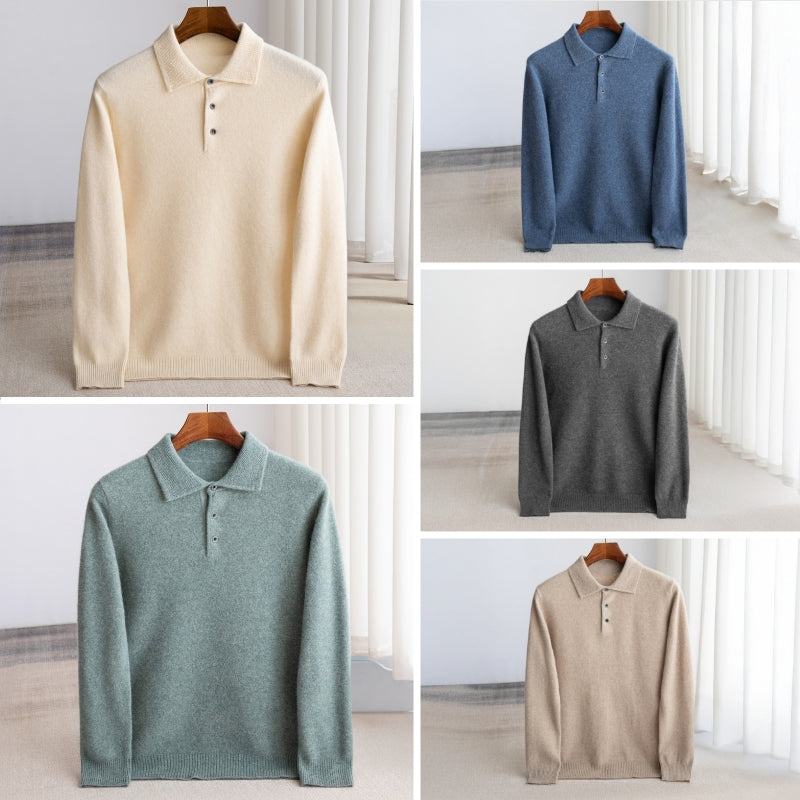 Roberto Russo Knitted Polo Sweater
