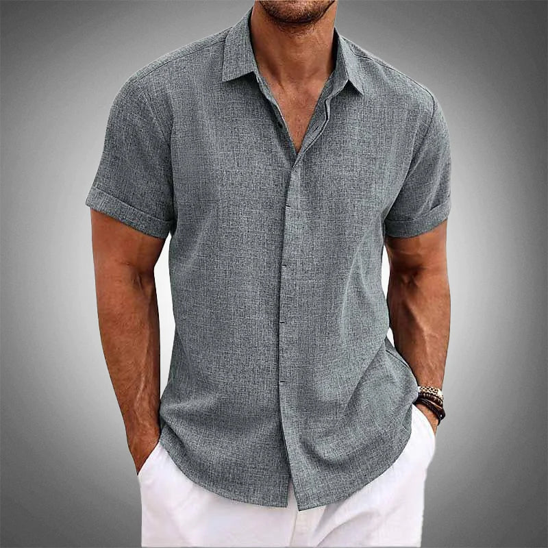 Theodore Willow Tropical Linen Shirt
