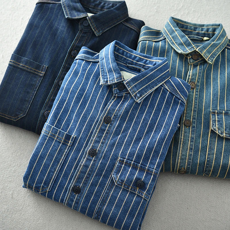 Vintage Denim Shirt by Roberto Russo