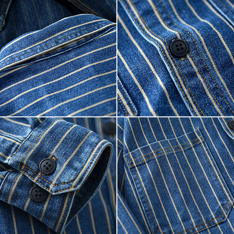 Vintage Denim Shirt by Roberto Russo