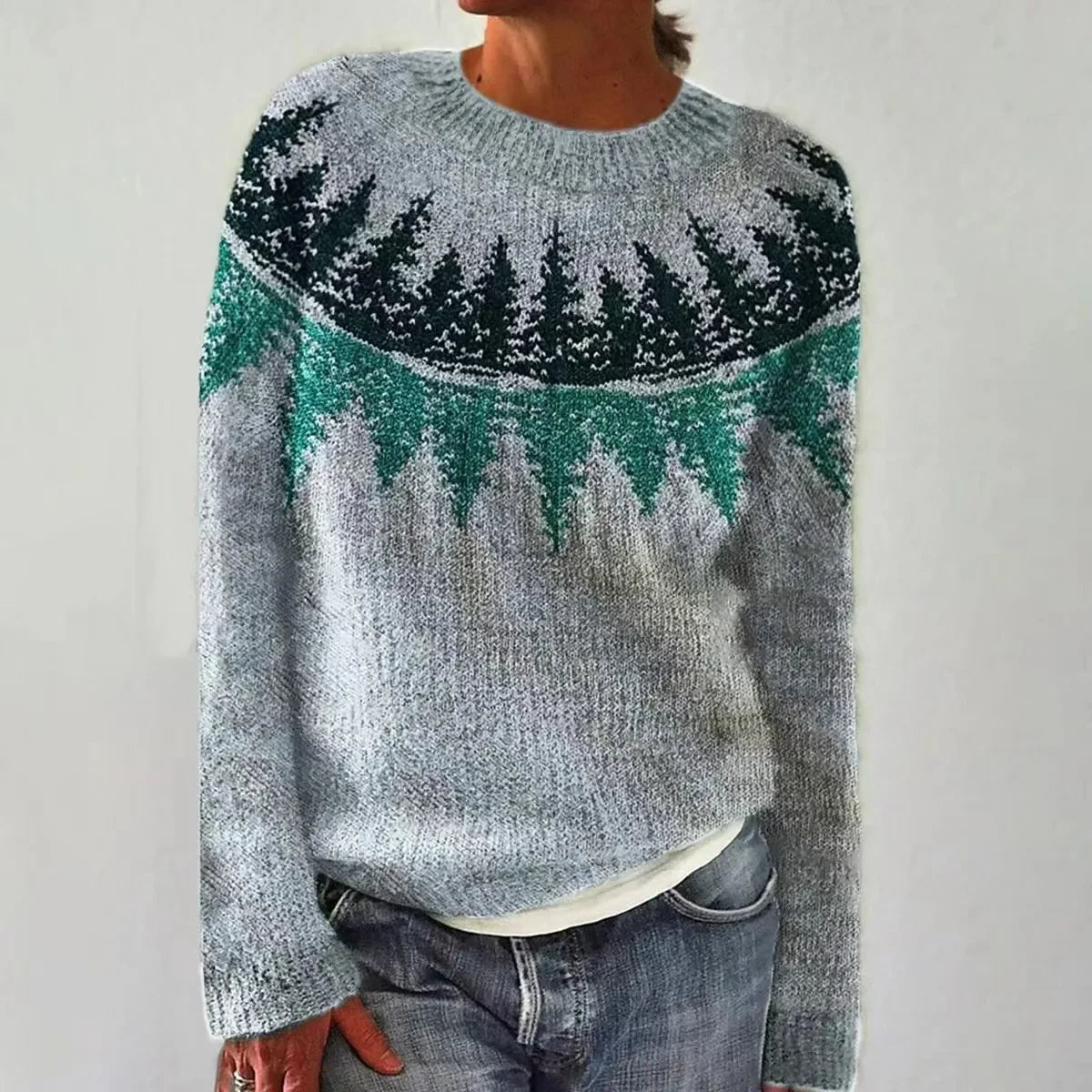 Izzel™ - Pull douillet Fair Isle