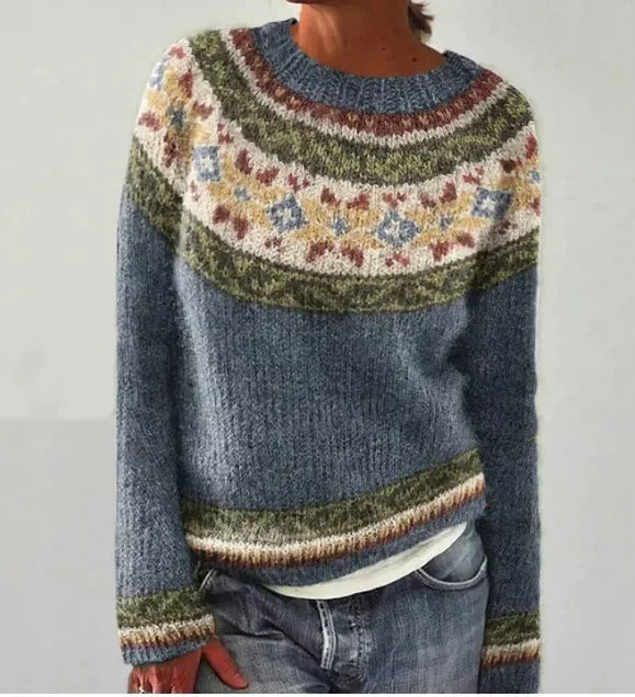 Izzel™ - Pull douillet Fair Isle
