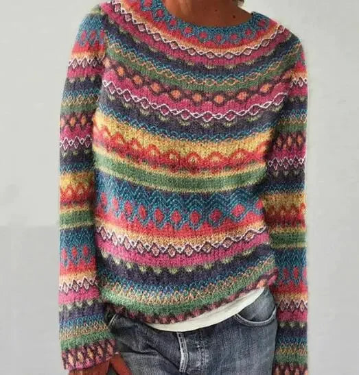 Izzel™ - Pull douillet Fair Isle