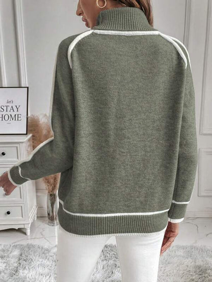 Ivanie™ – Pull à col roulé chic