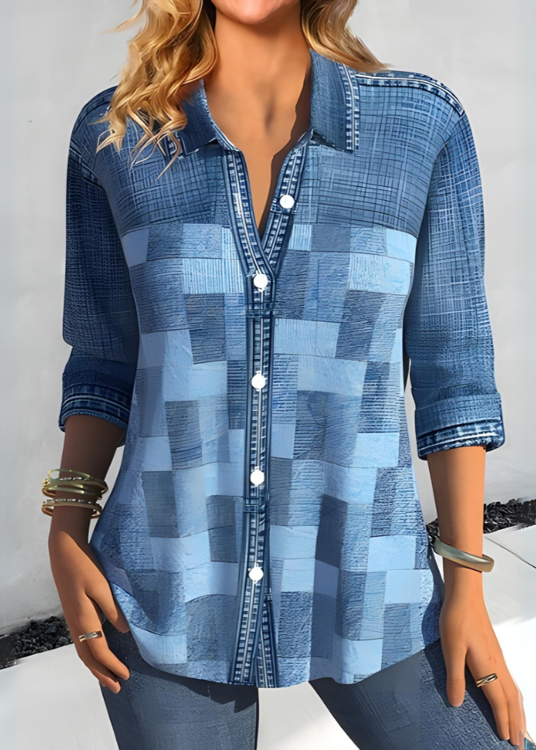 Sandra | Chemisier Patchwork