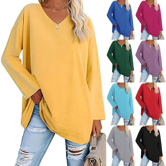 Alicia™ - Pull décontracté à col en V