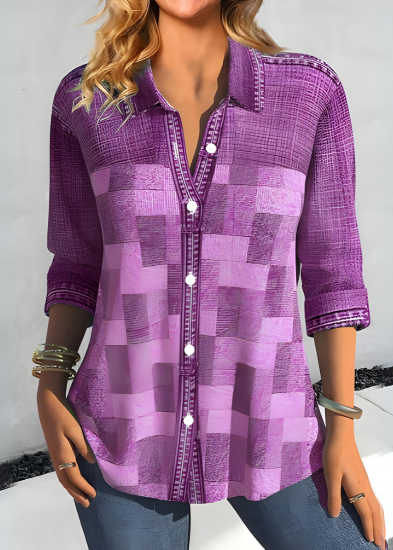 Sandra | Chemisier Patchwork