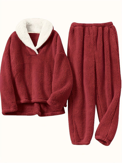 Sylvia | Ensemble de vêtements de détente en flanelle