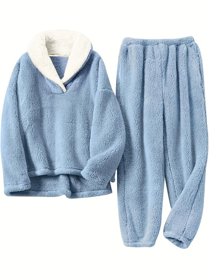 Sylvia | Ensemble de vêtements de détente en flanelle