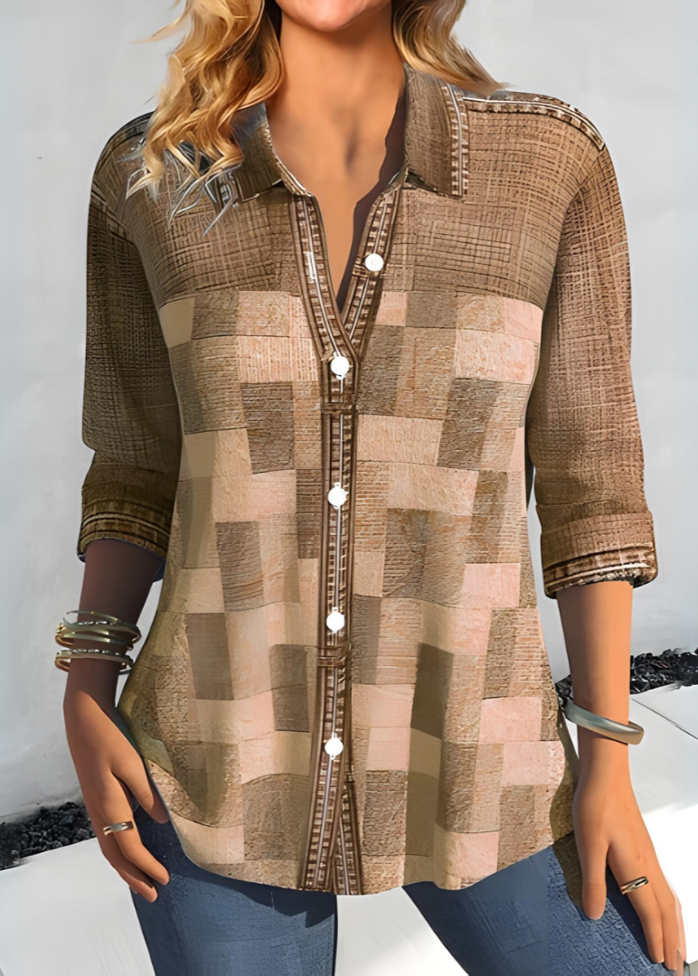 Sandra | Chemisier Patchwork