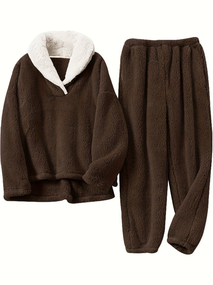 Sylvia | Ensemble de vêtements de détente en flanelle
