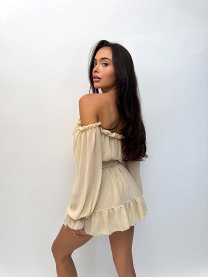 Рокля Aurora Beige