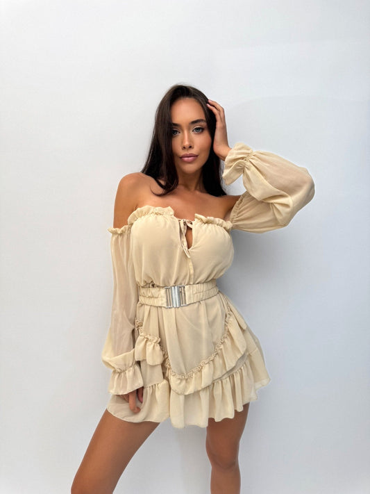 Рокля Aurora Beige