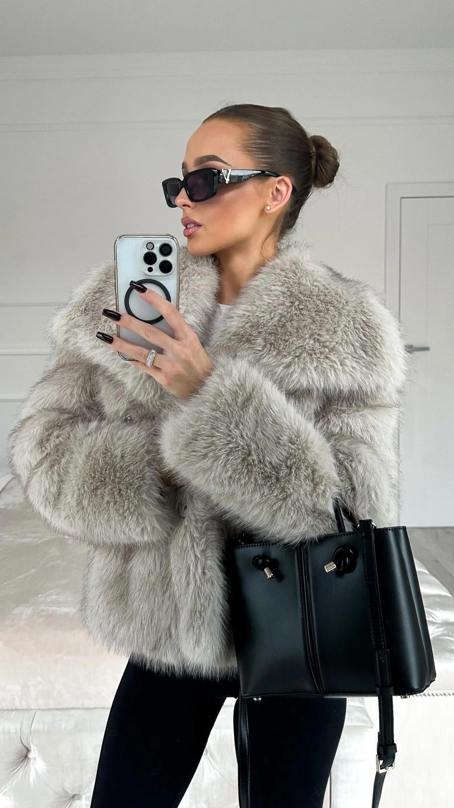 Alena | Veste en fourrure élégante