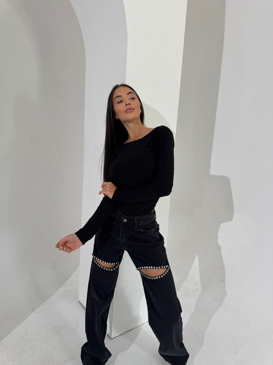 Дънки Bling Black