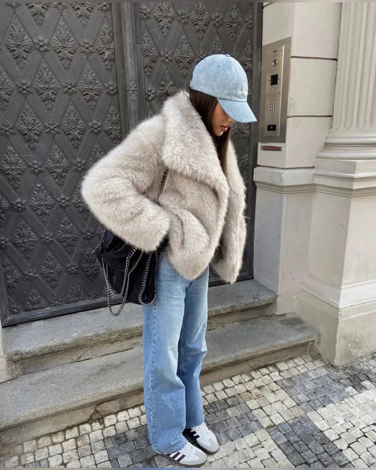 Alena | Veste en fourrure élégante