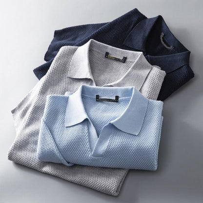 Lorenzo Vitali Mesh Polo Shirt