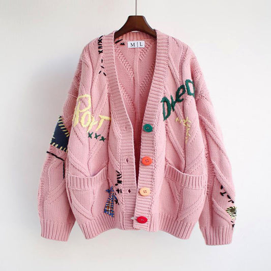 Retro Revival Cardigan by Valentina Rossi