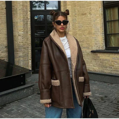 Isadora | Manteau d'hiver en cuir