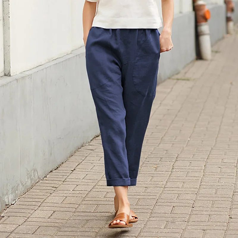 Crissa™ | Pantalon Large avec Poches