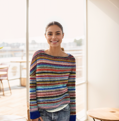 Izzel™ - Pull douillet Fair Isle