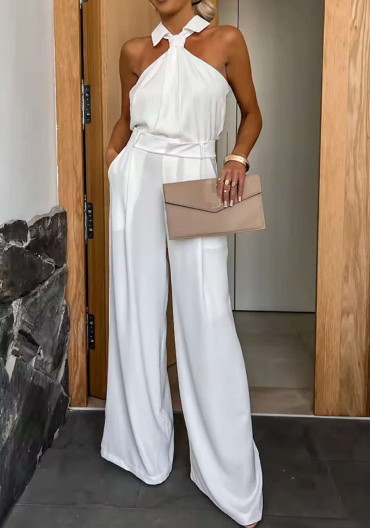 Tulsa™ - Jumpsuit Élégant Sans Manches