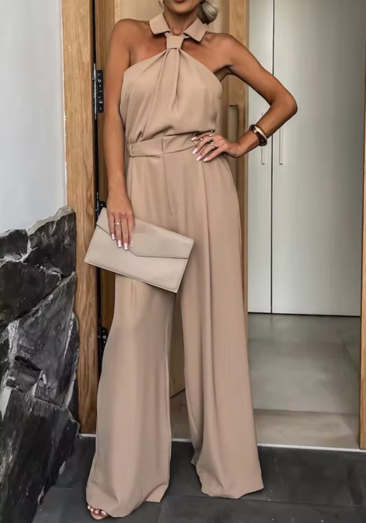Tulsa™ - Jumpsuit Élégant Sans Manches