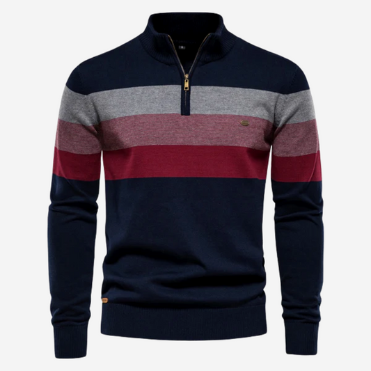 Lawrence™ - Gestreifter Retro-Pullover