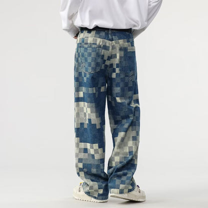 Valentina Rossi Fractal Denim Jeans