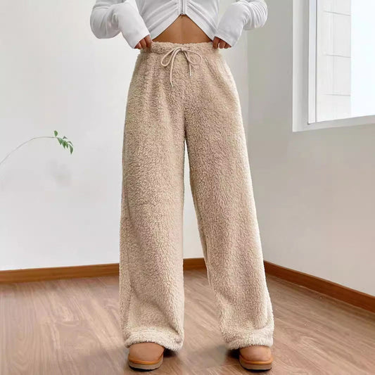 Valentina Rossi Fluffy Faux Fur Pants