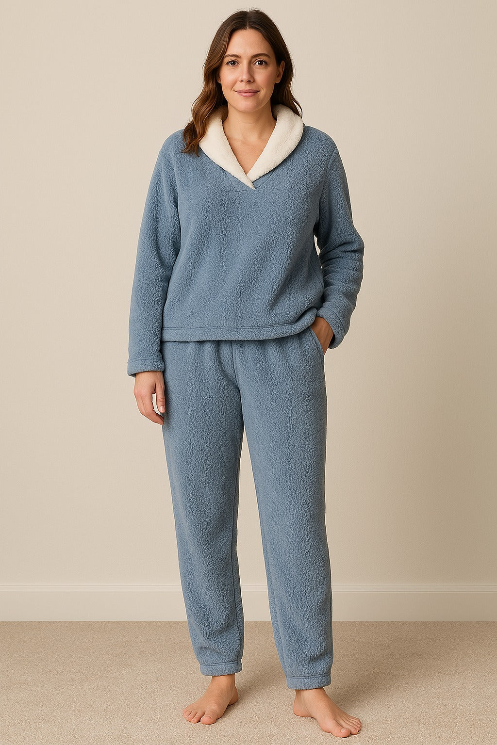 Sylvia | Ensemble de vêtements de détente en flanelle