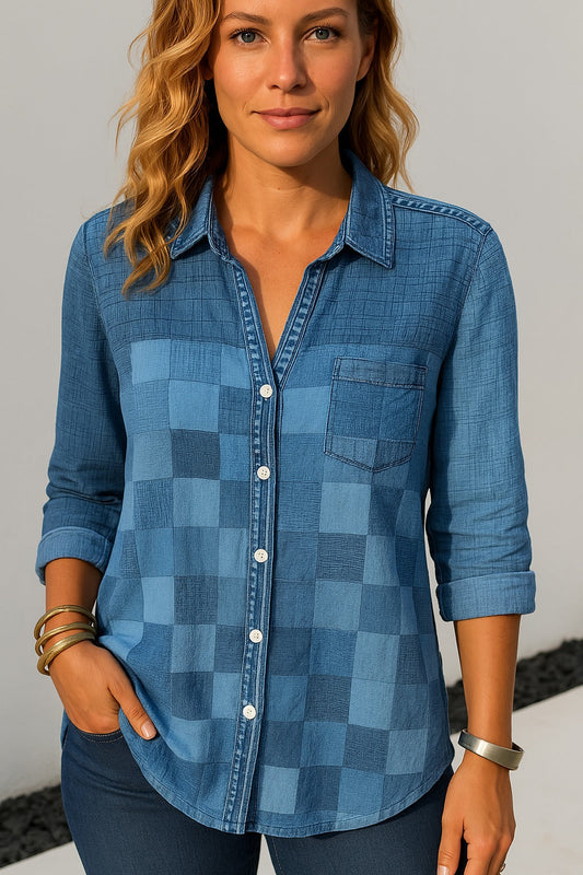 Sandra | Chemisier Patchwork