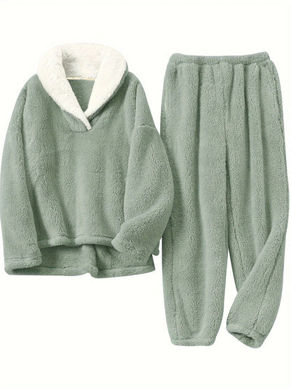 Sylvia | Ensemble de vêtements de détente en flanelle