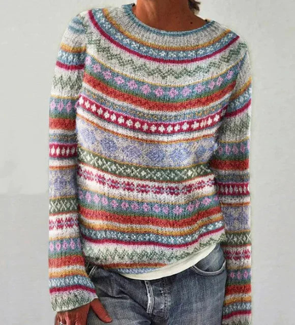 Izzel™ - Pull douillet Fair Isle