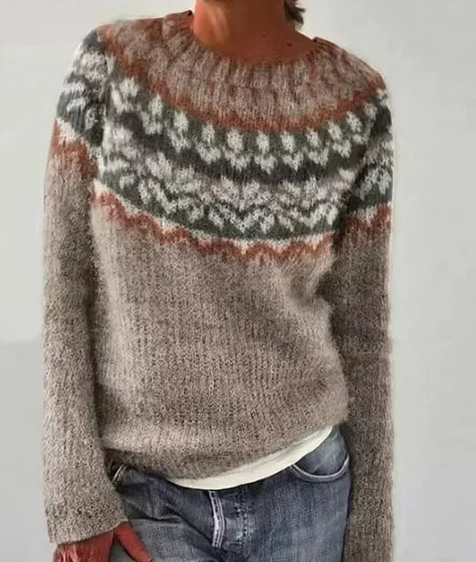 Izzel™ - Pull douillet Fair Isle
