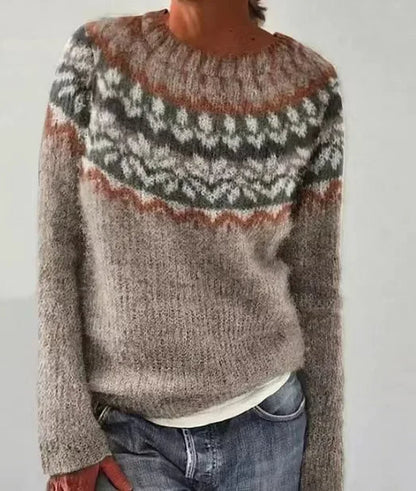 Izzel™ - Pull douillet Fair Isle