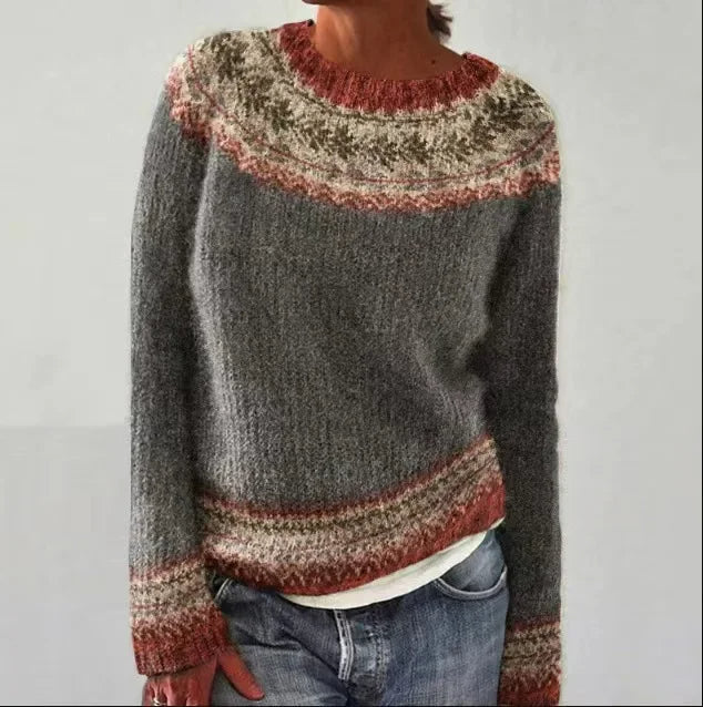 Izzel™ - Pull douillet Fair Isle