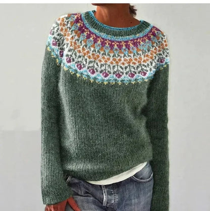 Izzel™ - Pull douillet Fair Isle