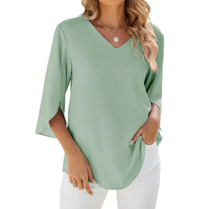 Cara | Blouse à col en V