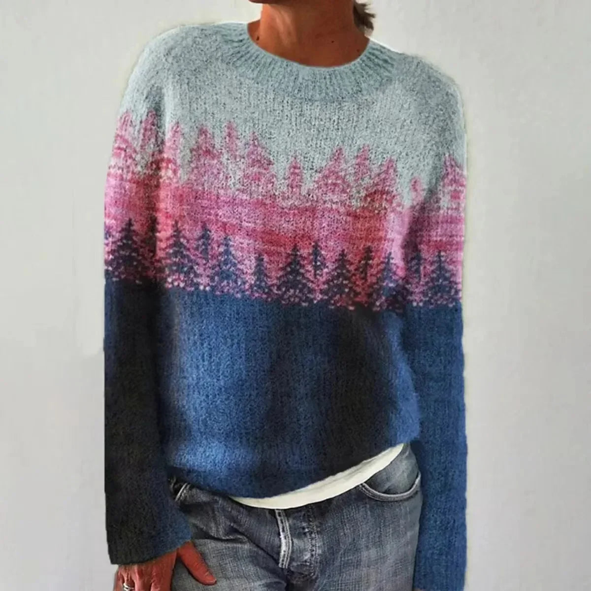 Izzel™ - Pull douillet Fair Isle