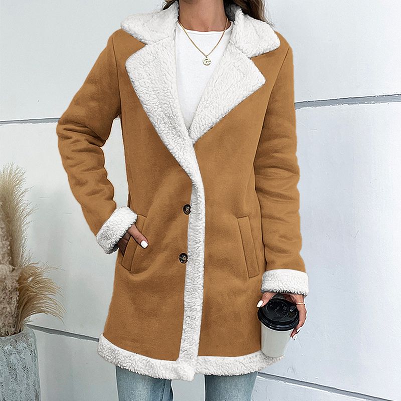 Amelia | Manteau avec doublure en sherpa